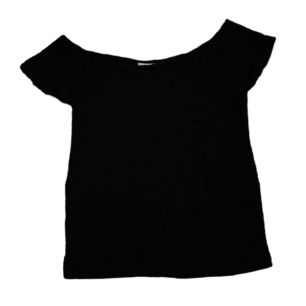 Black Scrungy Vans Top